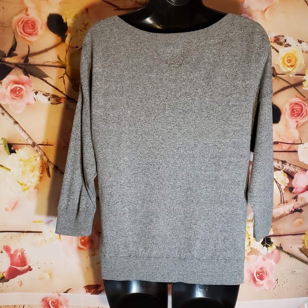 American Eagle Gray Sweater Medium - image 2